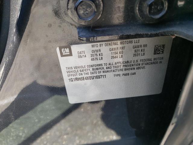 Photo 10 from auction – 2014 CHEVROLET VOLT with VIN 1G1RH6E4XEU169711