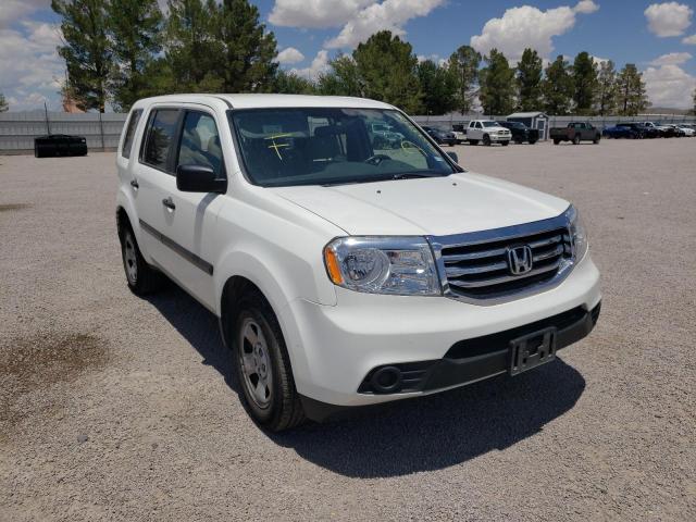 HONDA PILOT LX 2015 with VIN 5FNYF3H21FB025072 - Photo from auction