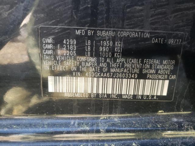 Photo 10 from auction – 2018 SUBARU IMPREZA with VIN 4S3GKAA67J3603349