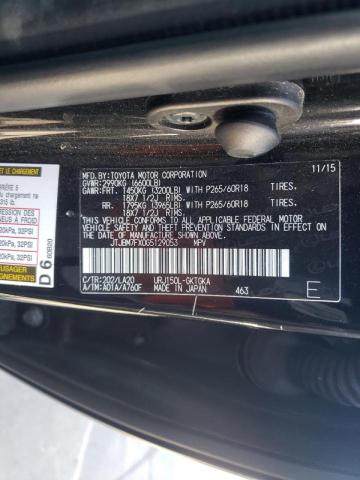 Photo 10 from auction – 2016 LEXUS GX 460 with VIN JTJBM7FX0G5129053