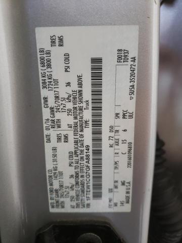 Photo 10 from auction – 2016 FORD F150 SUPER with VIN 1FTEW1CG7GFA88149