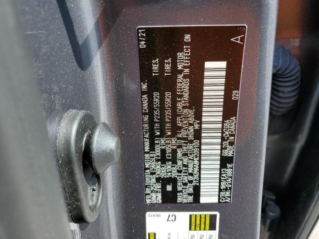 Photo 10 from auction – 2021 LEXUS RX 350 with VIN 2T2HZMAA8MC209100
