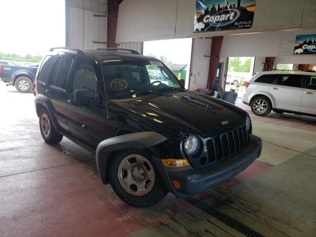 Photo 1 from auction – 2007 JEEP LIBERTY SP with VIN 1J4GL48K97W500453