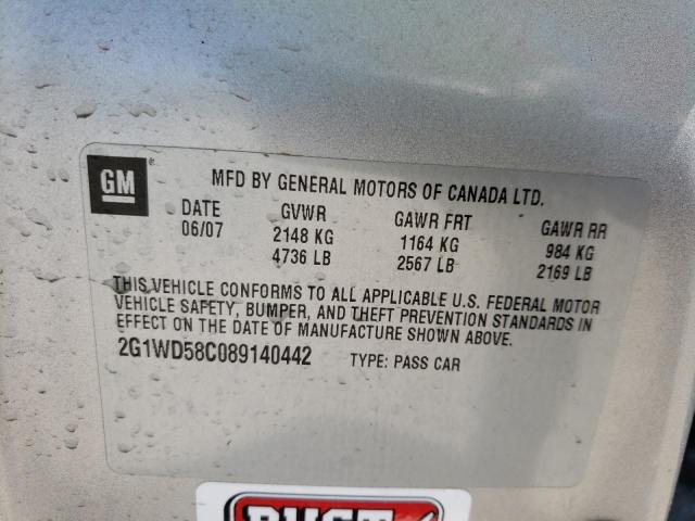 Photo 10 from auction – 2008 CHEVROLET IMPALA SUP with VIN 2G1WD58C089140442