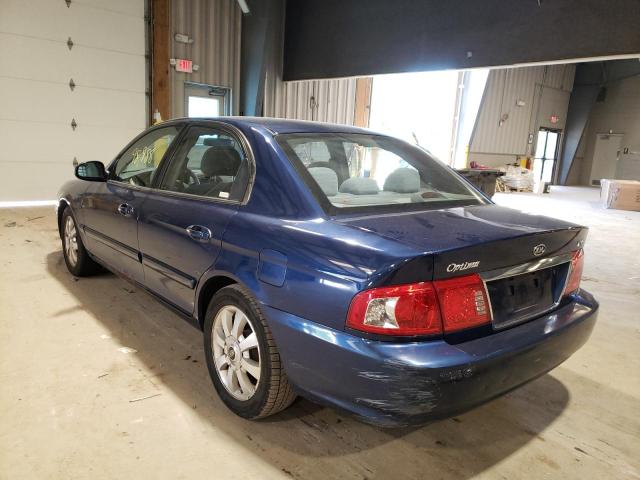 Photo 3 from auction – 2004 KIA OPTIMA LX with VIN KNAGD128945326381