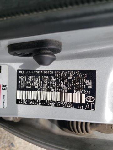 Photo 10 from auction – 2014 TOYOTA COROLLA L with VIN 2T1BURHE0EC086330