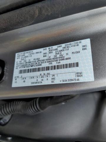 Photo 10 from auction – 2021 FORD F150 SUPER with VIN 1FTFW1ED7MFC32009