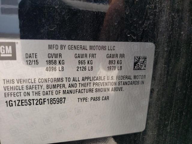 Photo 10 from auction – 2016 CHEVROLET MALIBU LT with VIN 1G1ZE5ST2GF185987