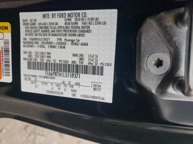 Photo 10 from auction – 2020 FORD MUSTANG with VIN 1FA6P8TH1L5159371