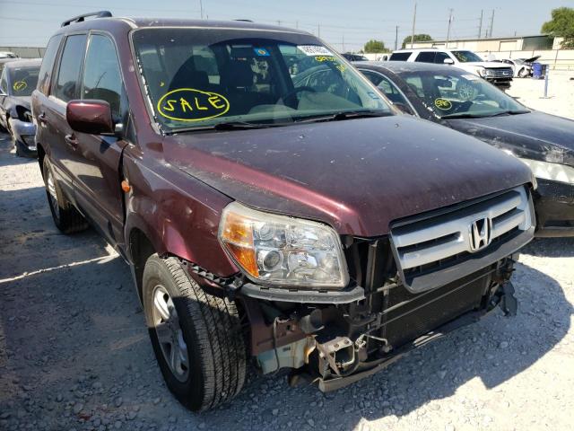 HONDA PILOT VP 2008 with VIN 5FNYF28228B029354 - Photo from auction