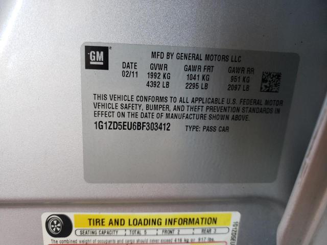 Photo 10 from auction – 2011 CHEVROLET MALIBU 2LT with VIN 1G1ZD5EU6BF303412