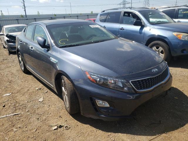 KIA OPTIMA HYB 2014 with VIN KNAGM4AD2E5064639 - Photo from auction