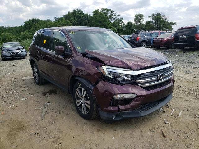 HONDA PILOT EXL 2016 with VIN 5FNYF6H52GB047143 - Photo from auction