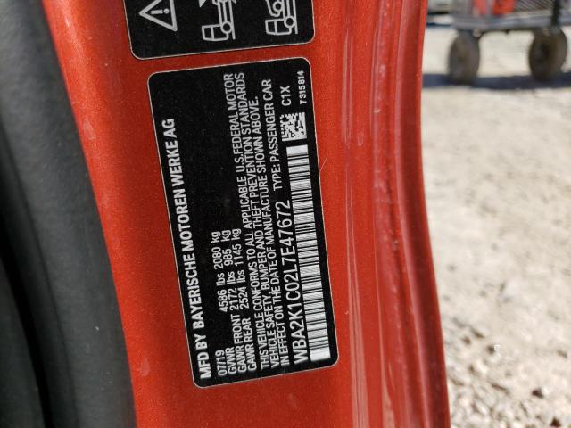 Photo 10 from auction – 2020 BMW 230XI with VIN WBA2K1C02L7E47672