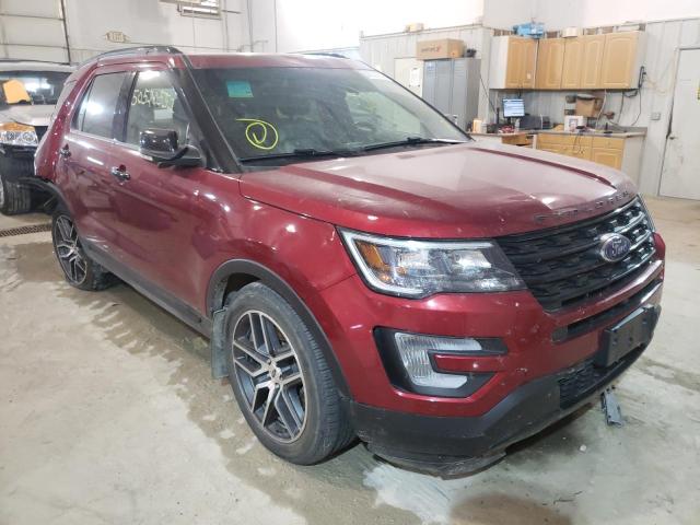 FORD EXPLORER S 2016 with VIN 1FM5K8GT3GGD27245 - Photo from auction
