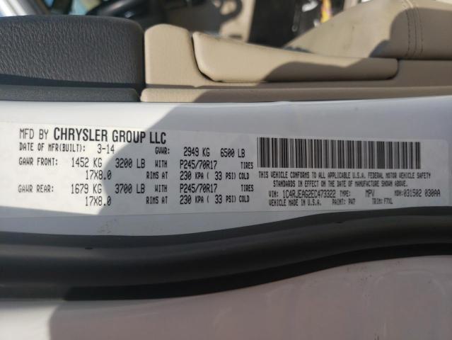 Photo 10 from auction – 2014 JEEP GRAND CHER with VIN 1C4RJEAG2EC473322