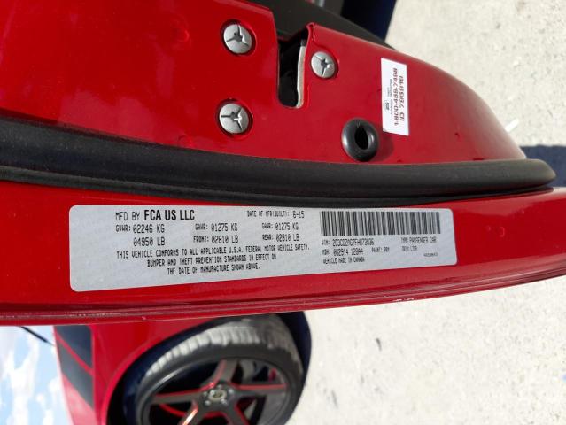 Photo 10 from auction – 2015 DODGE CHALLENGER with VIN 2C3CDZAG7FH873836