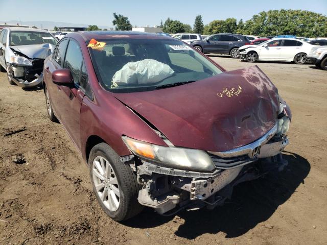 HONDA CIVIC EX 2012 with VIN 2HGFB2F89CH597812 - Photo from auction