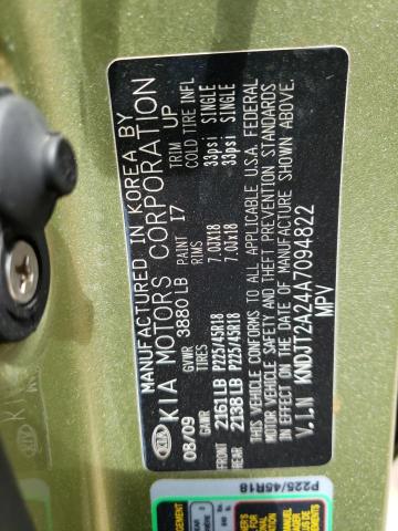 Photo 10 from auction – 2010 KIA SOUL with VIN KNDJT2A24A7094822