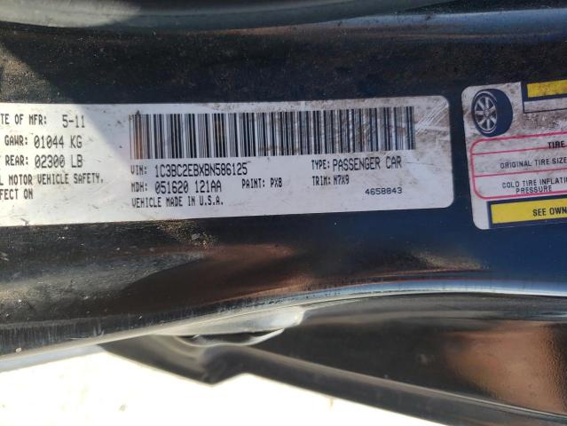 Photo 10 from auction – 2011 CHRYSLER 200 TOURIN with VIN 1C3BC2EBXBN586125