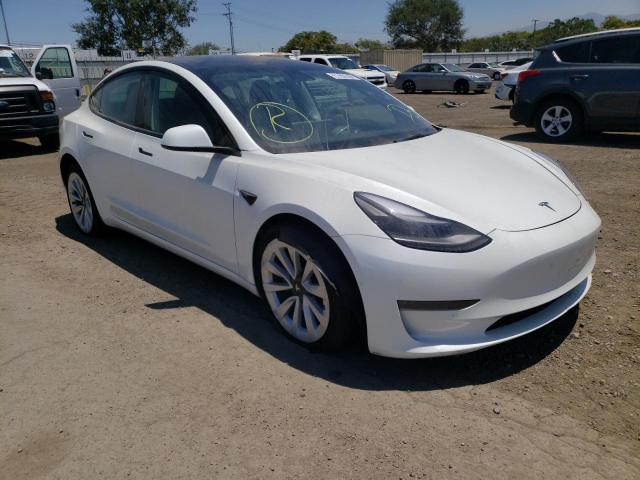 TESLA MODEL 3 2022 with VIN 5YJ3E1EA8NF145320 - Photo from auction