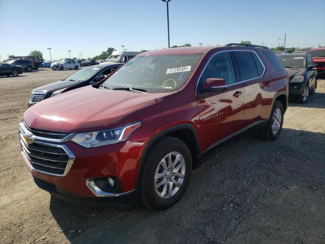 Photo 2 from auction – 2021 CHEVROLET TRAVERSE L with VIN 1GNEVGKW2MJ216554
