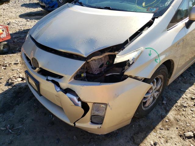 Photo 9 from auction – 2010 TOYOTA PRIUS with VIN JTDKN3DU7A1015518