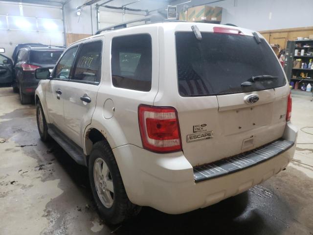 Photo 3 from auction – 2011 FORD ESCAPE XLT with VIN 1FMCU9DG9BKB41875