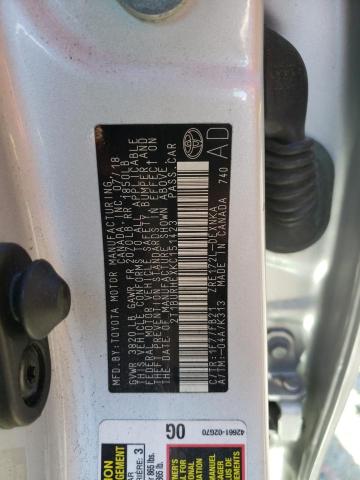 Photo 10 from auction – 2019 TOYOTA COROLLA L with VIN 2T1BURHEXKC151423