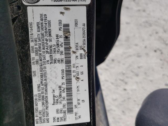 Photo 10 from auction – 2011 FORD FIESTA SES with VIN 3FADP4FJ3BM141929
