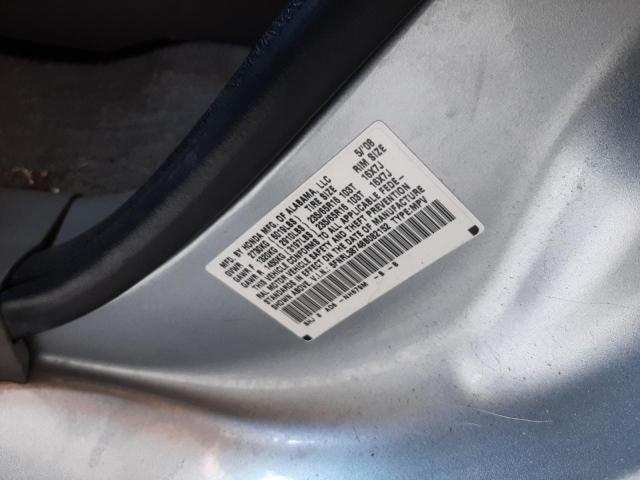 Photo 10 from auction – 2008 HONDA ODYSSEY EX with VIN 5FNRL38748B082152