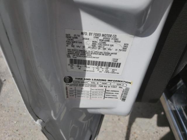 Photo 10 from auction – 2010 FORD F150 SUPER with VIN 1FTEW1C88AKE34197