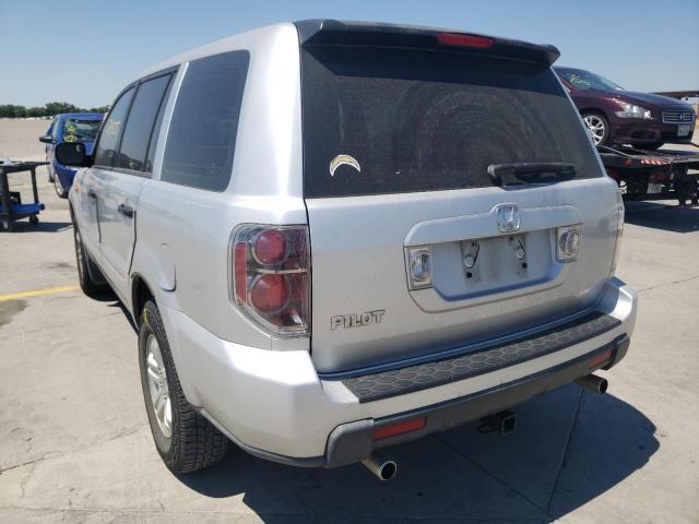 Photo 3 from auction – 2007 HONDA PILOT LX with VIN 5FNYF28107B007164