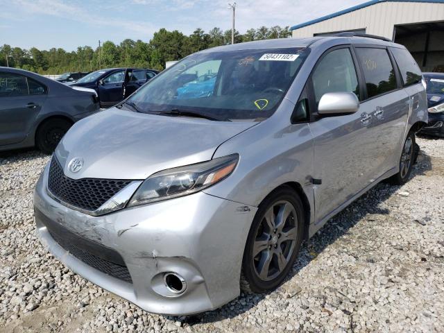 Photo 2 from auction – 2017 TOYOTA SIENNA SE with VIN 5TDXZ3DC7HS777732