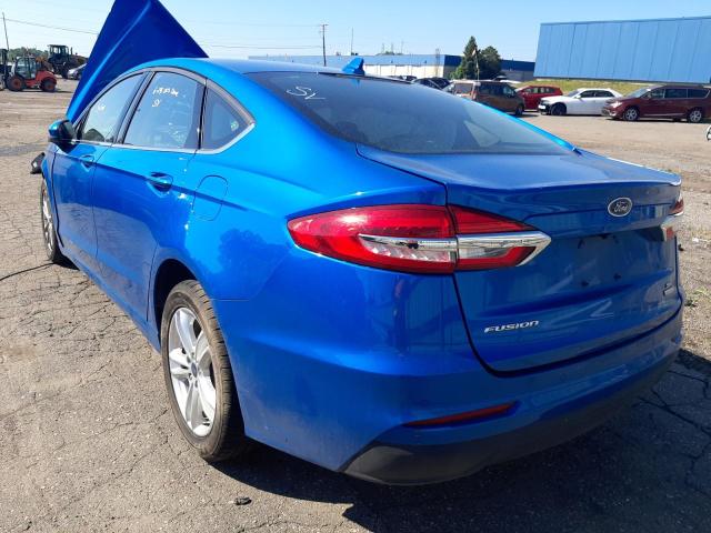 Photo 3 from auction – 2020 FORD FUSION SE with VIN 3FA6P0HD9LR173071