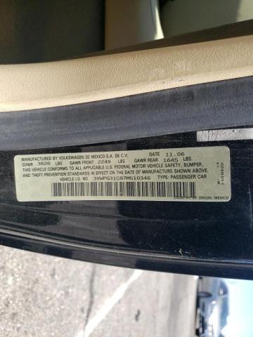 Photo 10 from auction – 2007 VOLKSWAGEN NEW BEETLE with VIN 3VWPG31C87M510346
