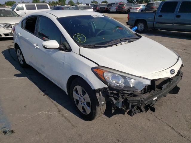 KIA FORTE LX 2016 with VIN KNAFK4A67G5617355 - Photo from auction