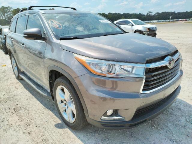 TOYOTA HIGHLANDER 2016 with VIN 5TDYKRFH6GS164312 - Photo from auction