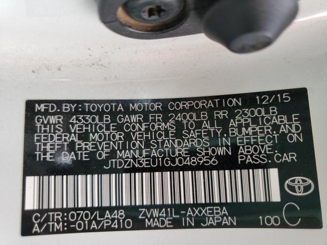 Photo 10 from auction – 2016 TOYOTA PRIUS V with VIN JTDZN3EU1GJ048956
