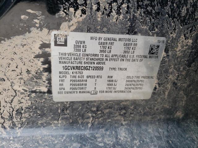 Photo 10 from auction – 2016 CHEVROLET SILVERADO with VIN 1GCVKREC8GZ120559