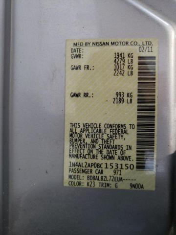 Foto 10 de la subasta – 2011 NISSAN ALTIMA BAS con VIN 1N4AL2AP0BC153150