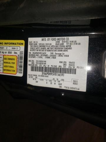 Photo 10 from auction – 2015 FORD FUSION SE with VIN 3FA6P0H95FR156591