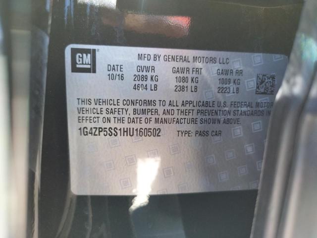 Photo 10 from auction – 2017 BUICK LACROSSE E with VIN 1G4ZP5SS1HU160502