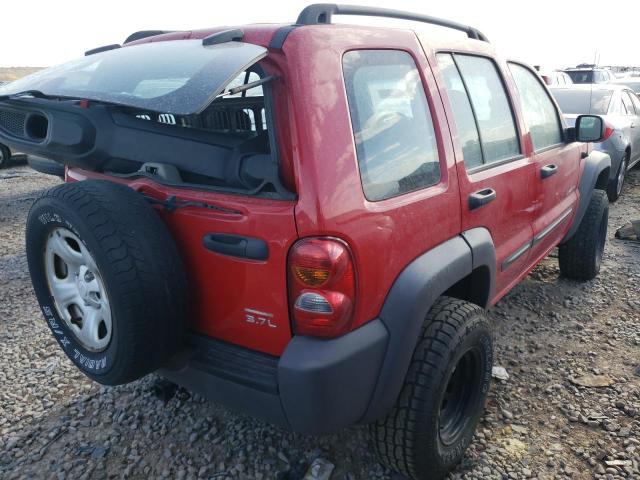Photo 4 from auction – 2004 JEEP LIBERTY SP with VIN 1J4GL48K34W156548