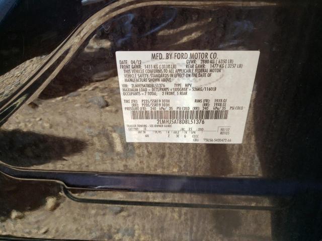 Photo 10 from auction – 2013 LINCOLN MKT with VIN 2LMHJ5AT8DBL51376