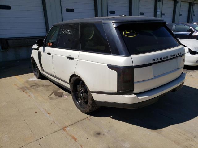 Photo 3 from auction – 2015 LAND ROVER RANGE ROVE with VIN SALGS2VF1FA239599