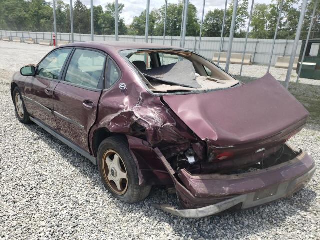 Photo 3 from auction – 2003 CHEVROLET IMPALA with VIN 2G1WF52E739133615