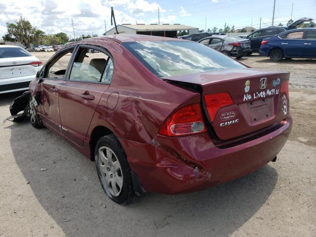 Photo 3 from auction – 2008 HONDA CIVIC LX with VIN 2HGFA16588H531519
