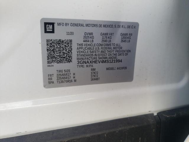 Photo 10 from auction – 2021 CHEVROLET EQUINOX LS with VIN 3GNAXHEV4MS121994