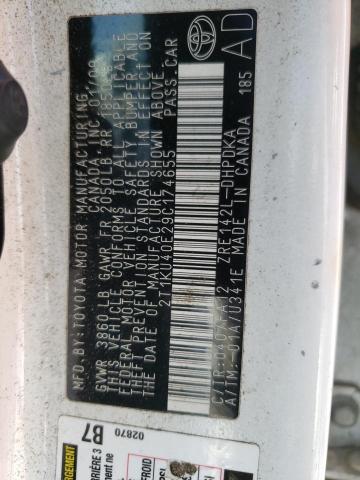 Photo 10 from auction – 2009 TOYOTA COROLLA MA with VIN 2T1KU40E29C174655